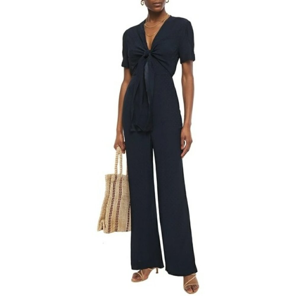 Sandro Duckie Jumpsuit in Marine